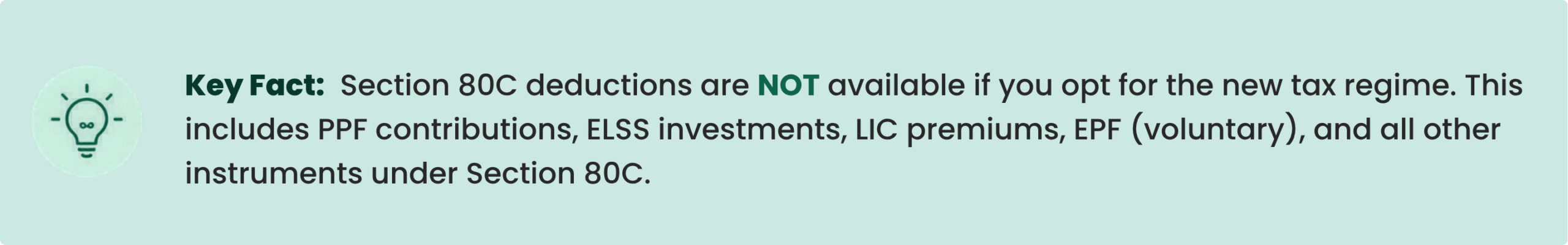 section 80c in new tax regime
